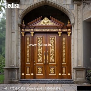 Pooja Door Design, Door Design Of Sagwan Wood | Decorative Wooden Door Latest