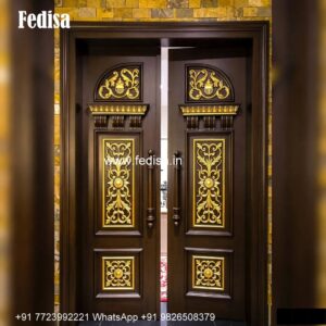 Metal Door Design, Steel Gate Design For Home Single Door | Decorative Wooden Door Latest