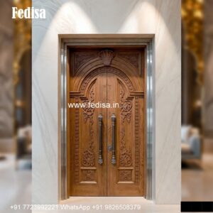 Double Door Iron Gate Design, Wood Modern Door Design | Decorative Wooden Door Latest