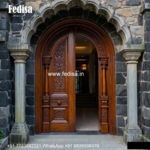 Double Door Design Catalogue, Pooja Room Door Frame Design | Decorative Wooden Door Latest
