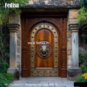 Teak Wood Door Design, Wooden Door With Steel Design | Decorative Wooden Door Latest