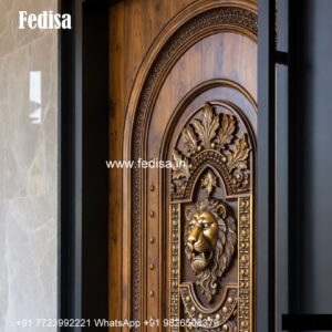 Pooja Door Design, Circle Door Design | Decorative Wooden Door Latest