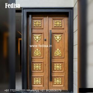 New Door Design 2193, Single Door Grill Design | Decorative Wooden Door Latest