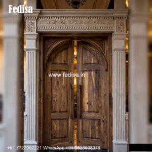 Latest Door Design, Pooja Room Door Designs With Bells And Glass | Decorative Wooden Door Latest