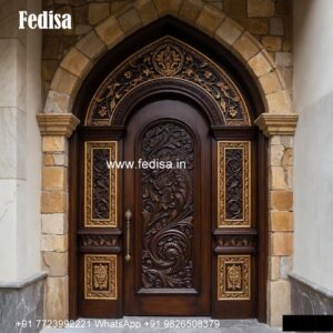 Door Grill Design 2061, Plywood Gate Design | Decorative Wooden Door Latest