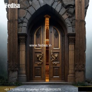 Wooden Double Door Design, Palai Door Design | Decorative Wooden Door Latest