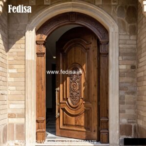 Door Grill Design 2064, Kitchen Door Half Glass Design | Decorative Wooden Door Latest