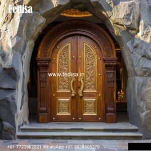 Door Grill Design 2075, Exterior Door Design | Decorative Wooden Door Latest