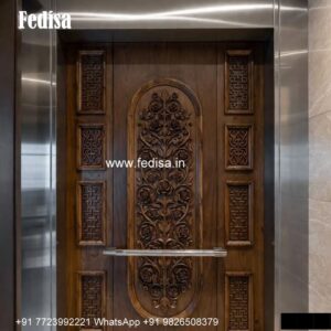 Bedroom Door Design 2084, Cnc Cutting Door Design | Decorative Wooden Door Latest