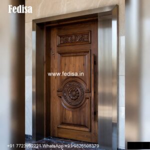 Bedroom Door Design 2097, Main Door Frame Carving Designs | Decorative Wooden Door Latest