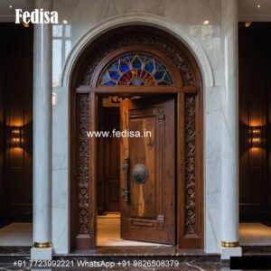 Wooden Double Door Design, Office Front Door Design | Decorative Wooden Door Latest