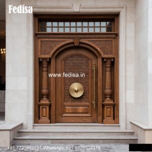 Chokhat Design, Round Shaped Main Door Design | Decorative Wooden Door Latest