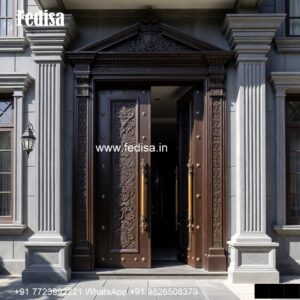 Wooden Double Door Design, Prayer Room Door Design | Decorative Wooden Door Latest