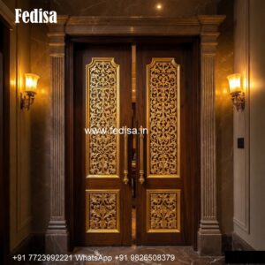 Bedroom Door Design 2124, Main Door With Glass Design | Decorative Wooden Door Latest