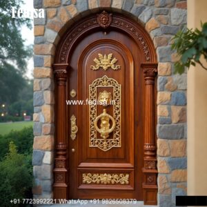 Chokhat Design, Round Glass Door Design | Decorative Wooden Door Latest