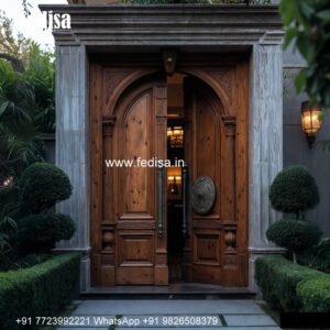 Latest Door Design, Flat Entrance Designs Exterior | Decorative Wooden Door Latest