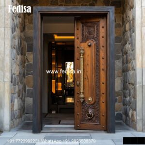 Bedroom Door Design 2135, Window Design With Door | Decorative Wooden Door Latest