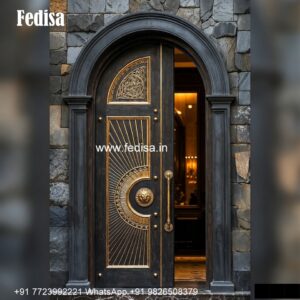 Wooden Double Door Design, Double Door Grill Gate Design | Decorative Wooden Door Latest