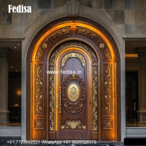 Bedroom Door Design 2139, Temple Grill Gate Design | Decorative Wooden Door Latest