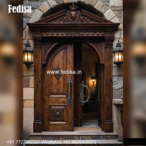 Door Grill Design 2151, Front Double Door Designs With Manichitrathazhu | Decorative Wooden Door Latest