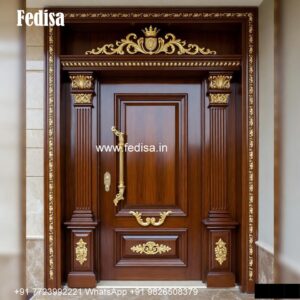 Simple Main Door Designs For Home, Pooja Door Designs With Glass | Decorative Wooden Door Latest