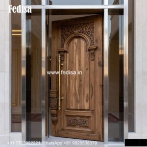Door Grill Design 2156, Latest Teak Wood Main Door Design | Decorative Wooden Door Latest
