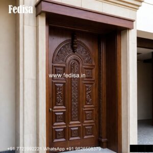 Wooden Double Door Design, Pooja Mandir Doors | Decorative Wooden Door Latest