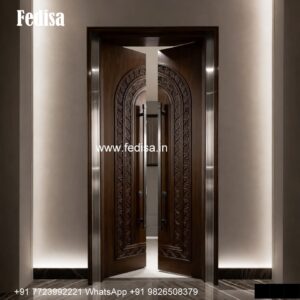 Door Grill Design 2173, Single Panel Door Design | Decorative Wooden Door Latest
