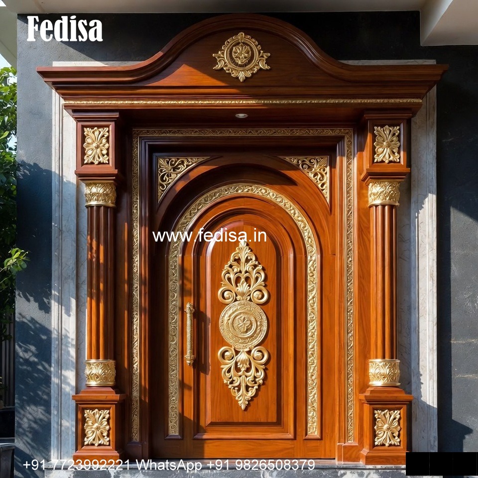 Wooden Double Door Design, Twin Door Design | Decorative Wooden Door Latest