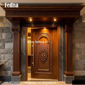 Simple Main Door Designs For Home, Door Design Iron Pipe | Decorative Wooden Door Latest