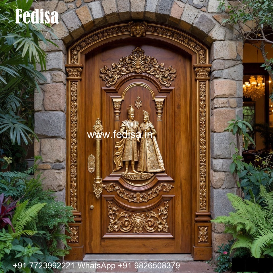 Door Grill Design 2195, Front Door Steel Design | Decorative Wooden Door Latest