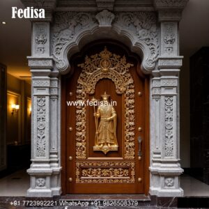 French Door Design, Simple Pooja Room Door Design | Decorative Wooden Door Latest
