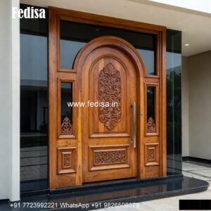 Best Door Designs For Home, Half Glass Door Design | Decorative Wooden Door Latest