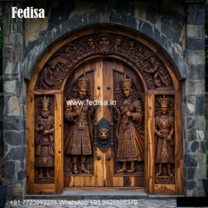 Main Door Grill Designs For Flats, Wooden Door Flower Design For Home | Decorative Wooden Door Latest