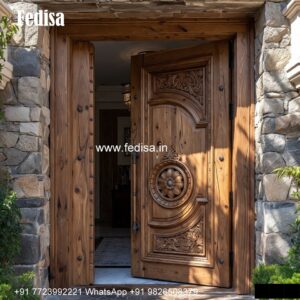 Toilet Door Design, Pooja Room Single Door Design | Decorative Wooden Door Latest