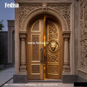 Main Door Grill Designs For Flats, Double Door Entrance Design | Decorative Wooden Door Latest