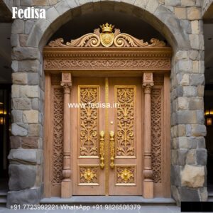 Main Door Grill Designs For Flats, Door Stopper Design | Decorative Wooden Door Latest