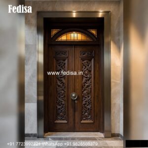 Main Door Grill Designs For Flats, 8 Feet Door Design | Decorative Wooden Door Latest