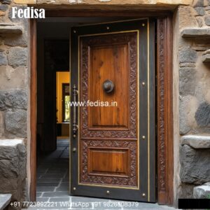 Main Door Grill Designs For Flats, Main Door Color Design | Decorative Wooden Door Latest