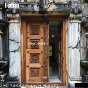 French Door Design, Pooja Room Design Door | Decorative Wooden Door Latest