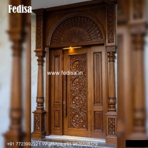 Main Door Grill Designs For Flats, Front Door Side Glass Design | Decorative Wooden Door Latest