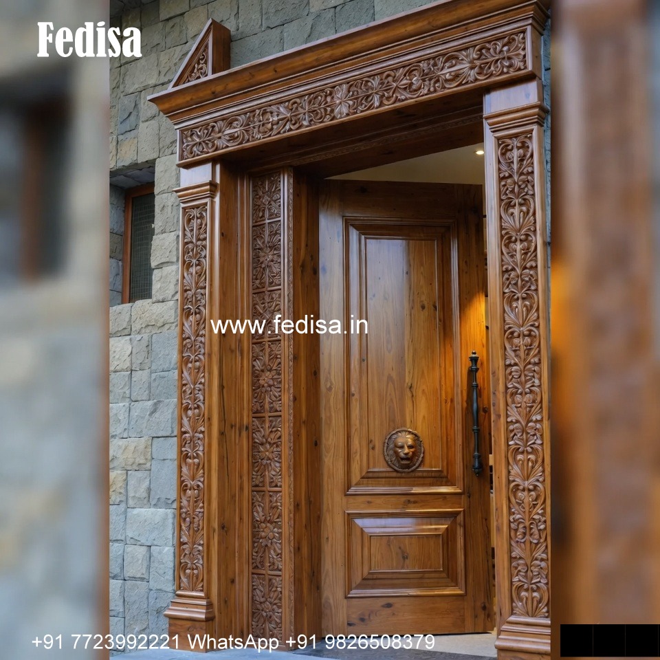 Main Door Grill Designs For Flats, Steel Door Handle Design | Decorative Wooden Door Latest