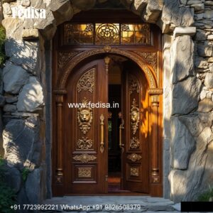 French Door Design, Wooden Door Design With Mirror | Decorative Wooden Door Latest