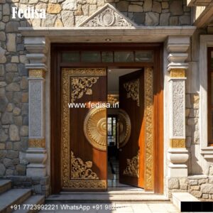 Aluminum Door Design, Compound Wall Grill Gate Design | Decorative Wooden Door Latest