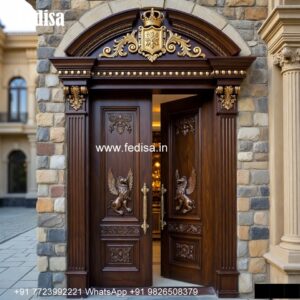Aluminum Door Design, Grill Double Door Design | Decorative Wooden Door Latest
