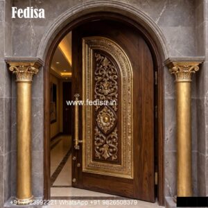 Main Door Grill Designs For Flats, Main Door Ventilation Design | Decorative Wooden Door Latest