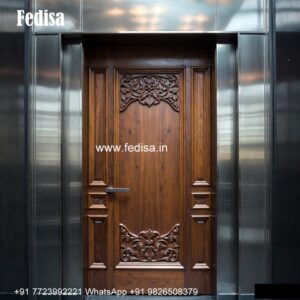 Modern Main Door Design, Two Panel Door Design | Decorative Wooden Door Latest