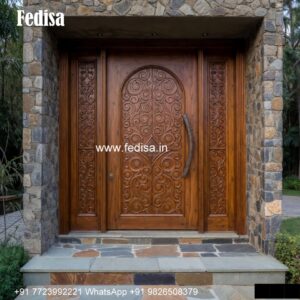 Pvc Door Design, Wooden Round Double Door Design | Decorative Wooden Door Latest