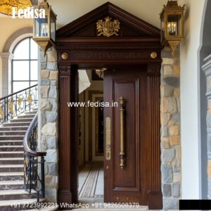 Main Door Grill Designs For Flats, Sagwan Wood Double Door Design | Decorative Wooden Door Latest