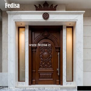 Aluminum Door Design, Round Door Grill Design | Decorative Wooden Door Latest